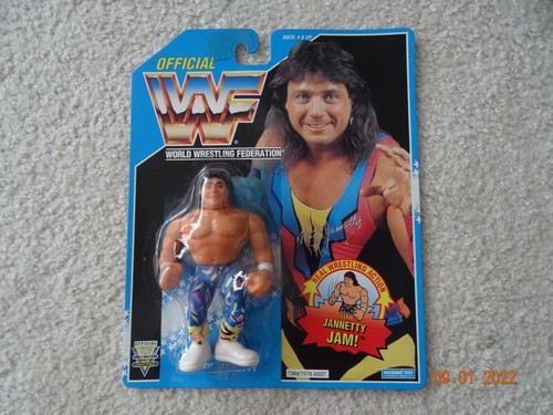 WWF WWE Hasbro Marty Janetty Rockers US/UK Card-MO...