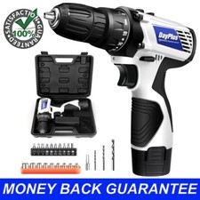 Cordless Drill 12V Electric Drill Driver Set With 1500mAh Battery DIY Tool+Case