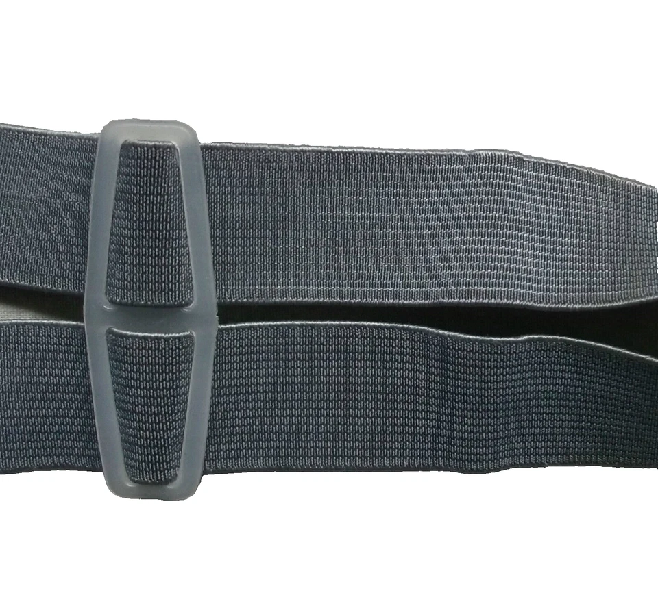 Braces Suspenders Mens Vintage Clip On 1970s 1980s Grey - Image 3 of 3