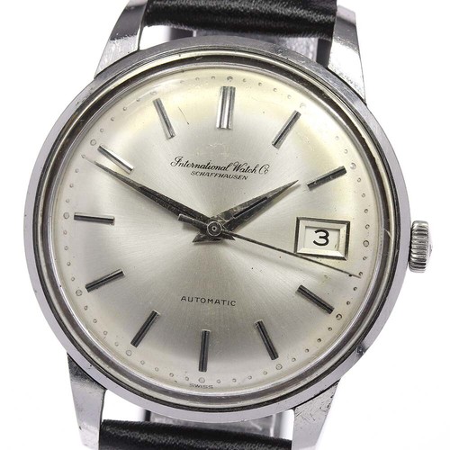 IWC SCHAFFHAUSEN Date cal.8541 Vintage Silver Dial Automatic Men's  Watch_657161 | eBay