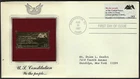 USA Gold Foil Stamped FDC - 'We the People'...................S 1216