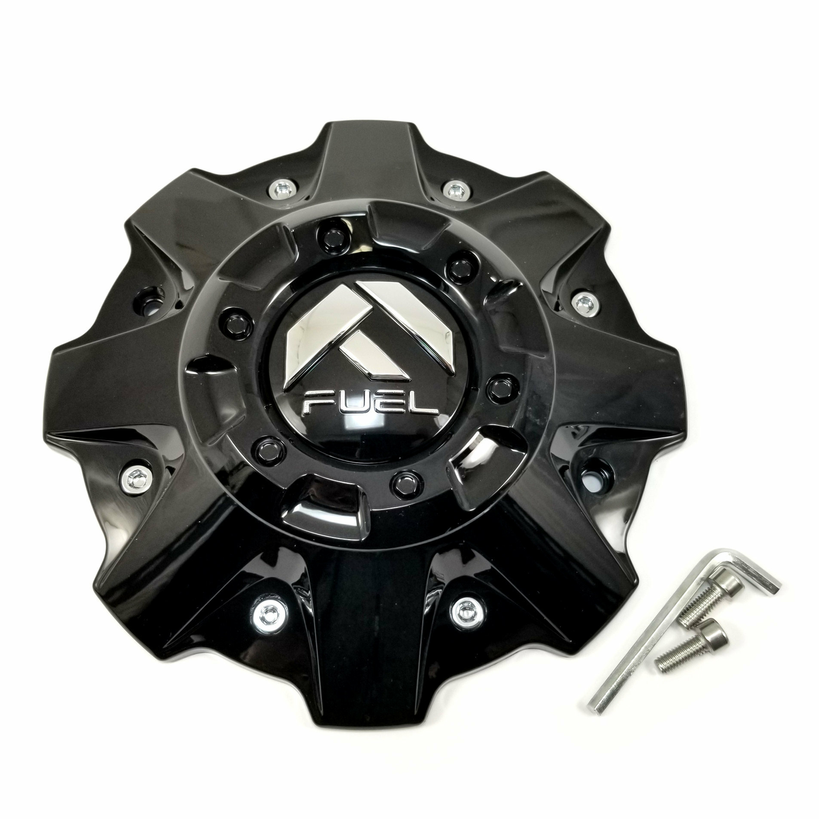 Fuel OffRoads Black Center Cap for 5/6/8L Hostage D531 Rocker D272