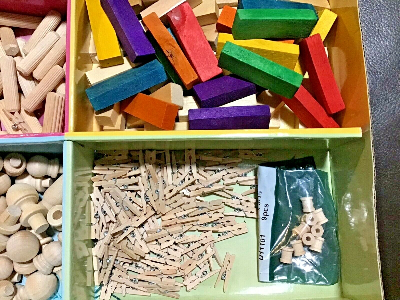 Lg lot of Dollhouse Building Supplies Crafting Unfinished Wood LOOK