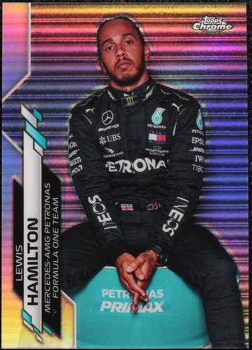 PSA 10 LEWIS HAMILTON 2020 Topps Chrome Sapphire F1 Formula Racing