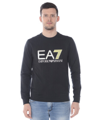 Emporio Armani Ea7 Sweatshirt Hoodie Man Black 3HPM22 PJ05Z 1200 Sz. XL OFFER