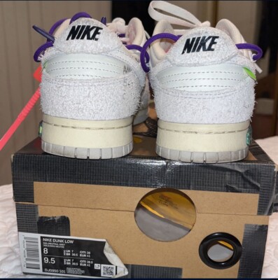 Nike Dunk Off White Lot 15 Size 8M | eBay