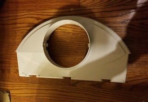 Side Wall Panel for Honeywell HE260 HE265 w Bypass Damper opening 32001627-001