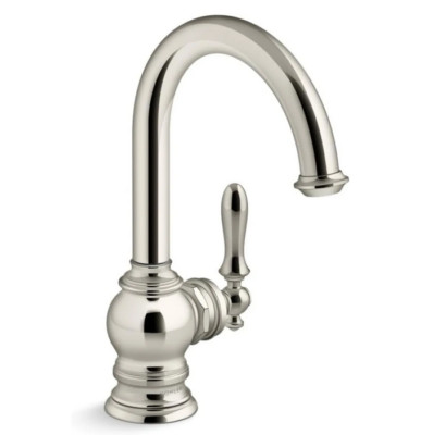 Kohler Artifacts Getränkehahn 24074-VS – Edelstahl, 360° Drehbar, Für Gefiltertes Trinkwasser