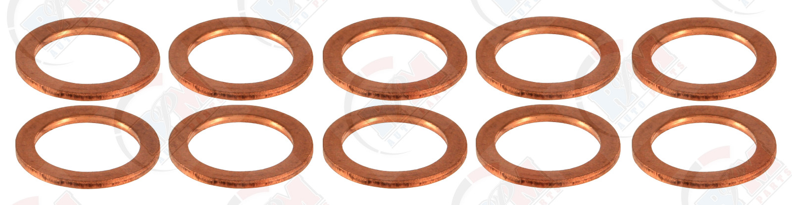 Copper CU Flat Gasket Oil Drain Plug Crush Was​her CU41F (10 Pack)