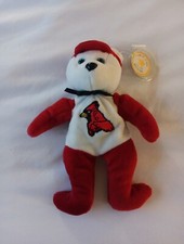 CELEBRITY BEARS 1998 -Mark McGuire 70 Home Runs-Bean Bag Plush