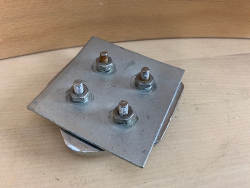 PEARL BT3 Marching Field Snare Tom Drum Adapter Backing Plate 3 to 4-hole BT-3 - Picture 3 of 5