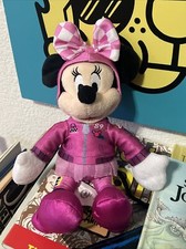 Disney Minnie Mouse Auto Race Car Suit w/ TuTu 89 Plush Doll Stuffed 10" EUC