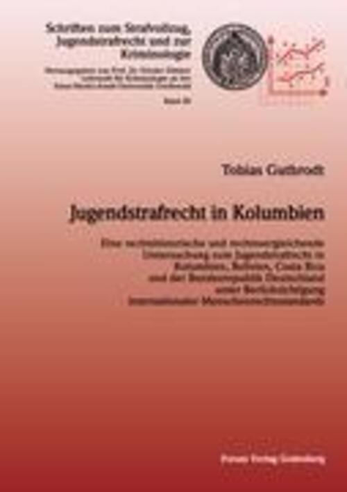 Thumbnail - Jugendstrafrecht In Kolumbien Tobias Gutbrodt Taschenbuch Paperback
