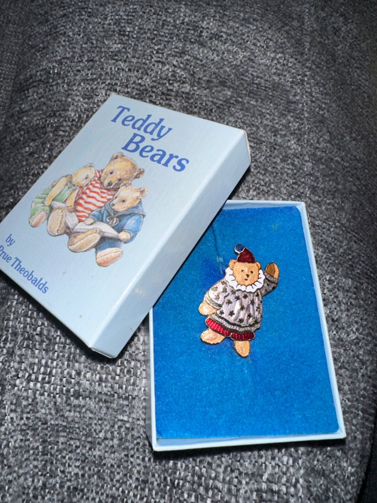 Teddy Bear By Prue Theobalds Collectors Pin
