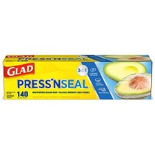 Glad Press n Seal Food Wrap Multipurpose Sealing Wrap 3 Pack 140 Sq Ft