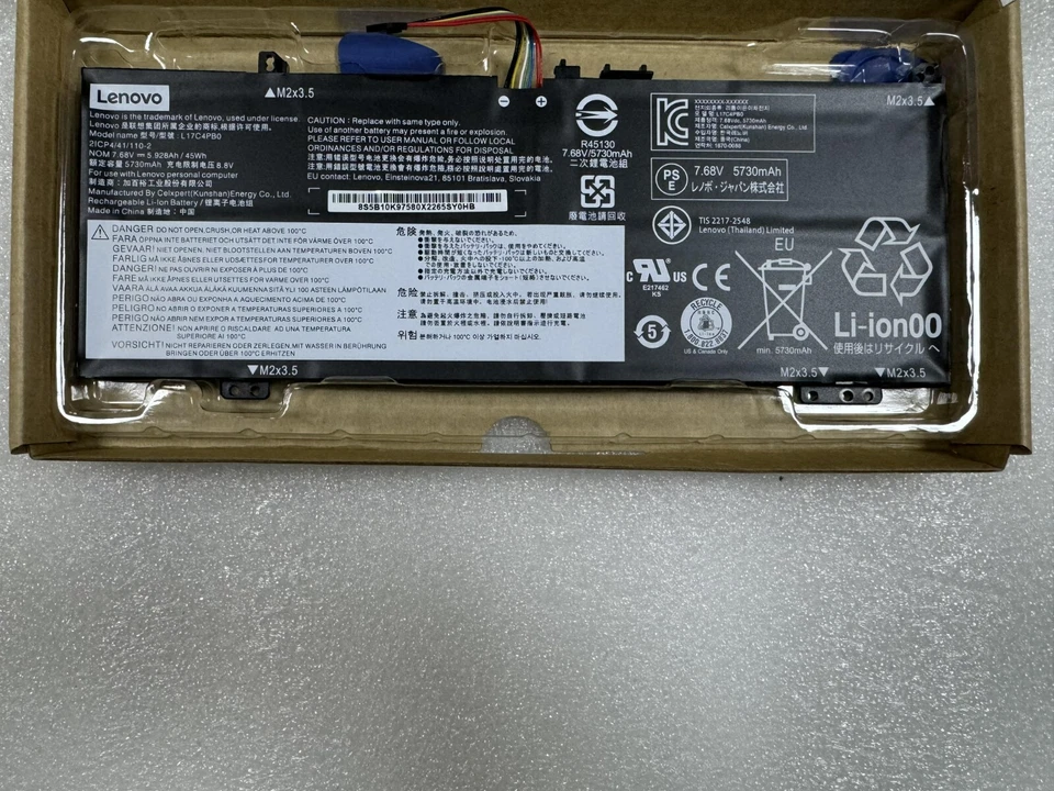 Original Neu L17C4PB0 L17M4PB0 Akku Lenovo IdeaPad 530s-14IKB 530s-15IKB 14ARR