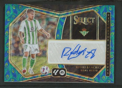 2023-24 RODRI SANCHEZ auto panini select la liga pitchside wave peacock
