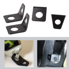 4 Point Seat Belt L-Bracket Mounting 90 Degree Angle Brackets Kit Seat Belt X 4