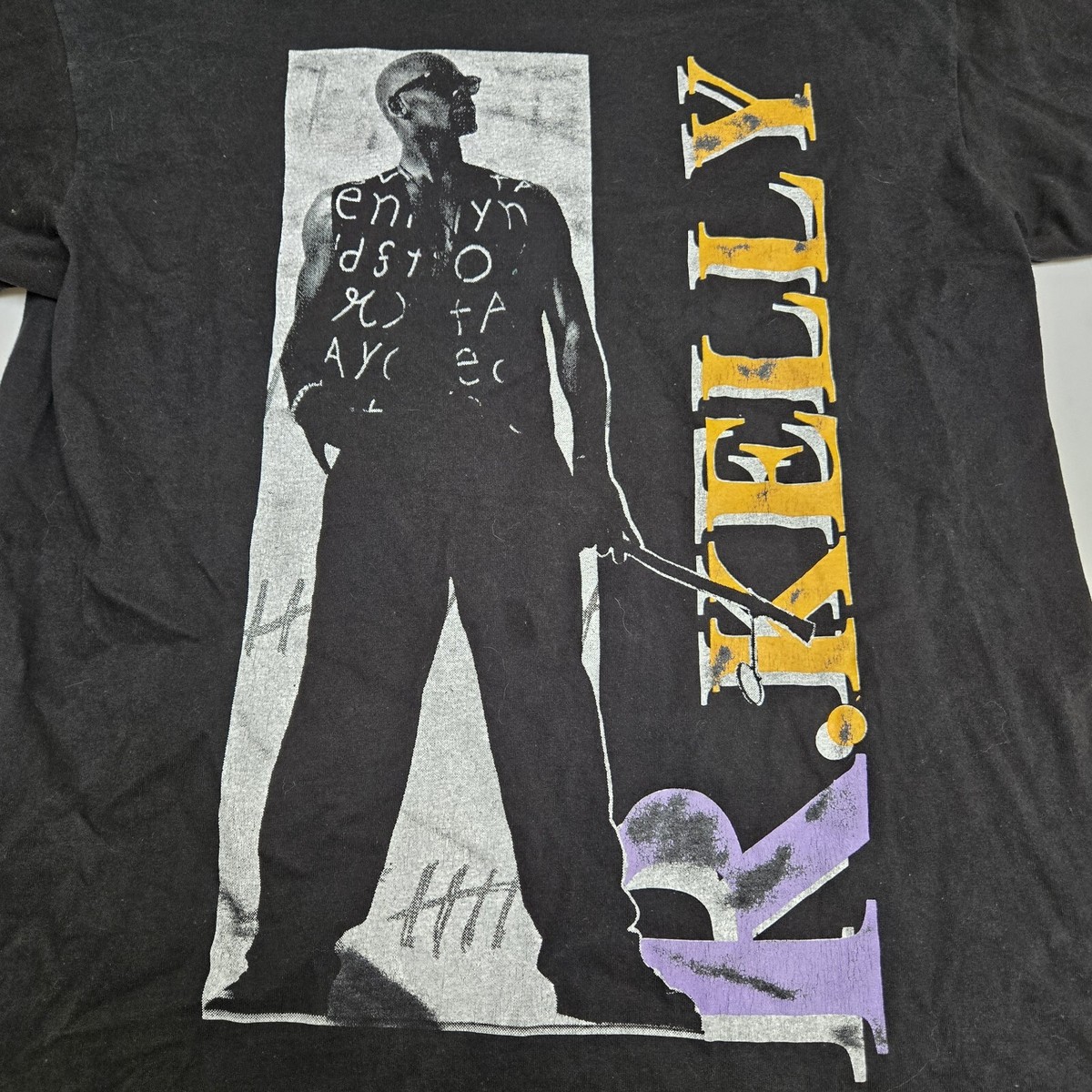Vintage 90s R Kelly Bump-N-Grind Black XL T-shirt Rap R&B