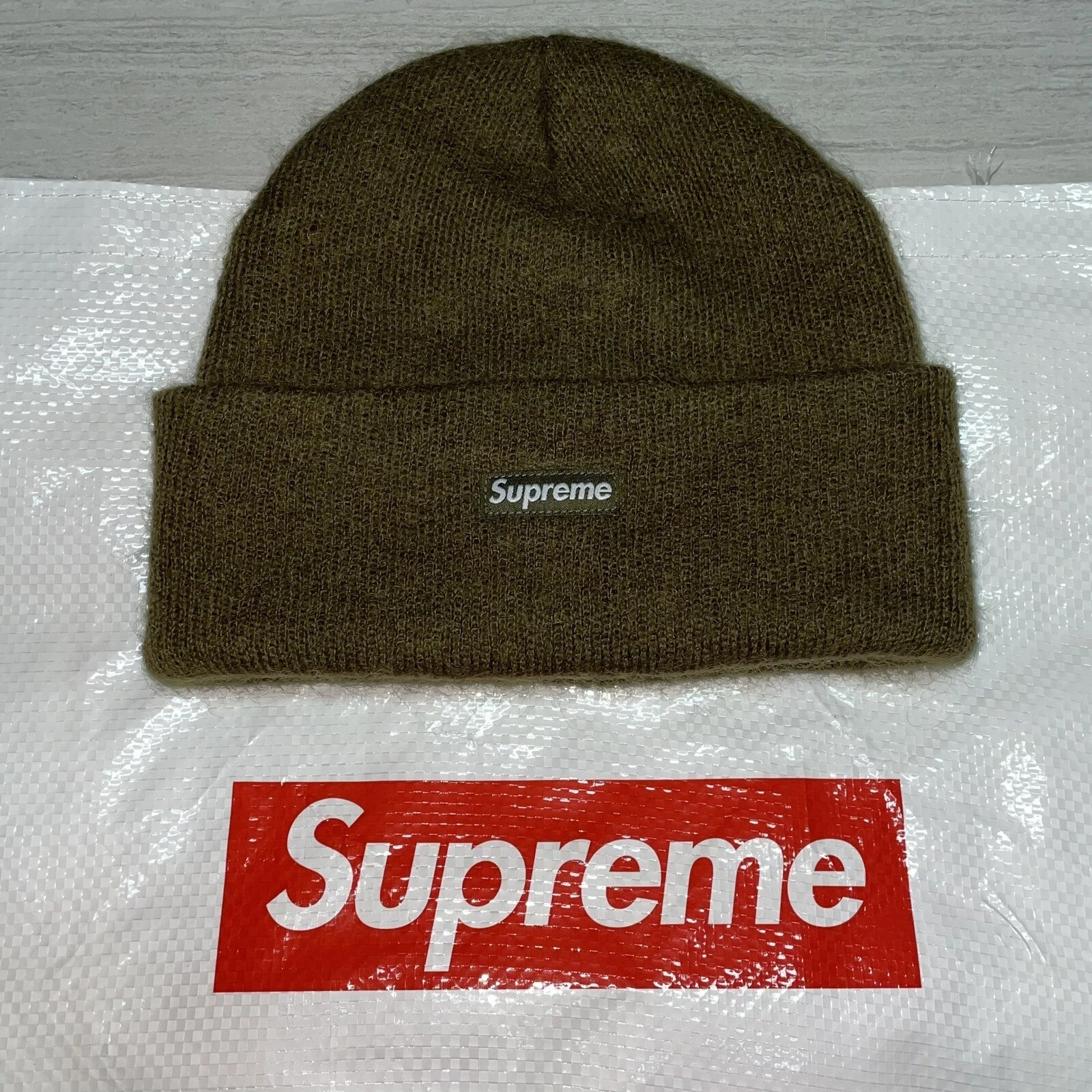 Logo mini boîte Supreme Mohair Beanie