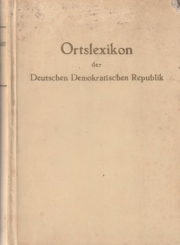 Ortslexikon der Deutschen Demokratischen Republik 1970