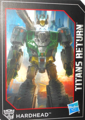 TRANSFORMERS Titans Return HARDHEAD Trading CARD 2016 Headmaster classics