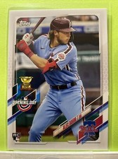 ALEC BOHM 2021 TOPPS OPENING DAY ROOKIE CARD & ROOKIE CUP # 62 - PHILLIES - HOT!