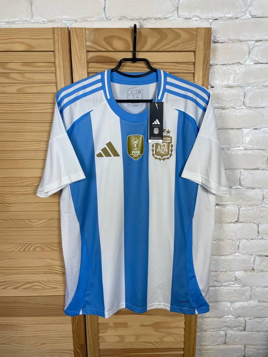 ARGENTINA TEAM JERSEY HOME FOOTBALL SOCCER SHIRT ADIDAS CAMISETA