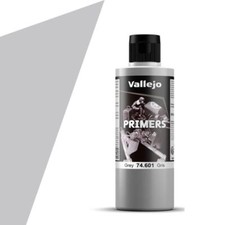 Vallejo - Surface Primer Color  Grey Acrylic Primer 200 ml 6.76 fl.oz.  M...