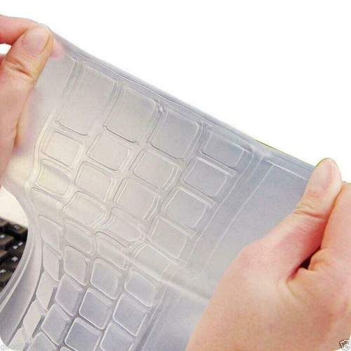 1 x Universal Clear Keyboard Skin Protector Silicone new~ PC Desktop E7L3 - Picture 3 of 11