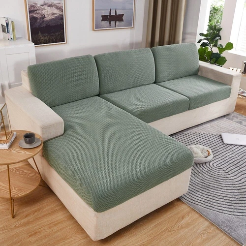 Dicke Jacquard Sofakissenbezüge Schoner Couchbezüge Anti-Staub Schonbezug - Bild 5 von 35
