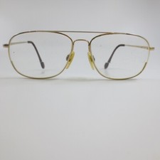 Autoflex 44 with Flexon Marchon Eyeglasses Frame Unisex Gold Full Rim 59-16-145