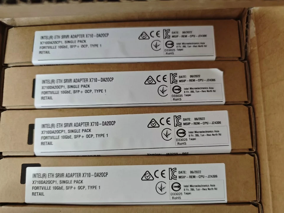 Intel X710-DA2OCP 10GB SFP+ OCP Ethernet Server Adapter X710DA2OCP1 With Bradyid - Image 2 of 4