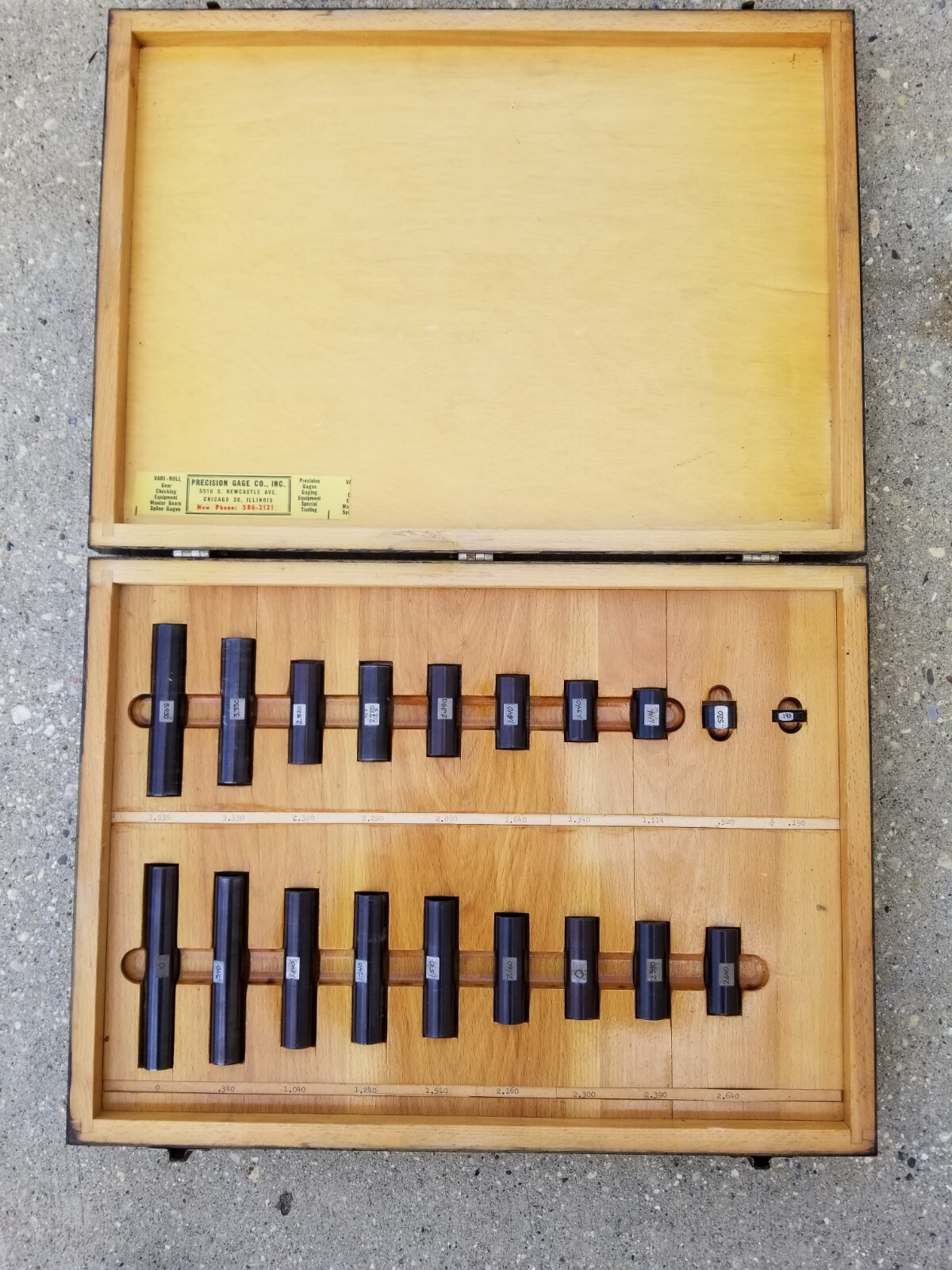 PRECISION GAGE. Co. PRECISION END MEASURING RODS eBay