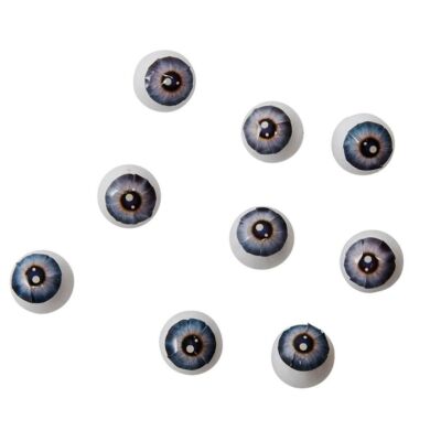 9x Deko Augen für Halloween / Party Fest Augen Horror Grusel Tisch-Dekoration