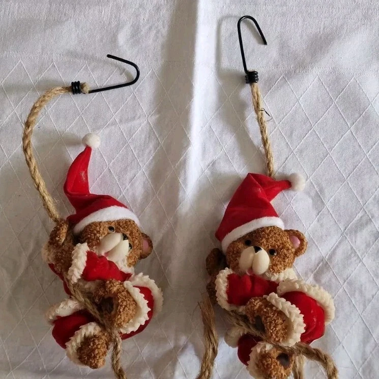 2 Bären,  Weihnachten, Schnur