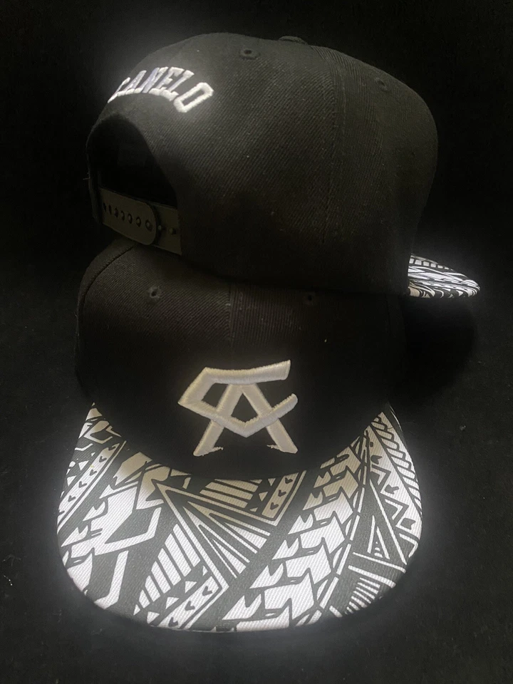 Sombrero Canelo Álvarez Bandana Ala Tribal CAMPEÓN DE BOXEO SNAPBack Negro Raro Foto 2 de 3