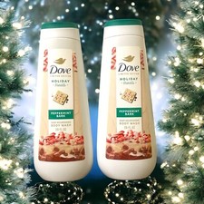 2 Pack Dove Holiday Treats Body Wash - Peppermint Bark Limited Edition 20 FL OZ