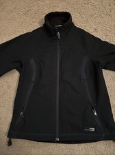 REI Women's Size S Black Nylon Blend Full Zip Long Sleeve Jacket Active