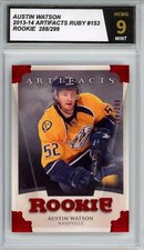 2013-14 Upper Deck Artifacts Ruby Austin Watson 288/299 Rookie Graded HCWG 9 