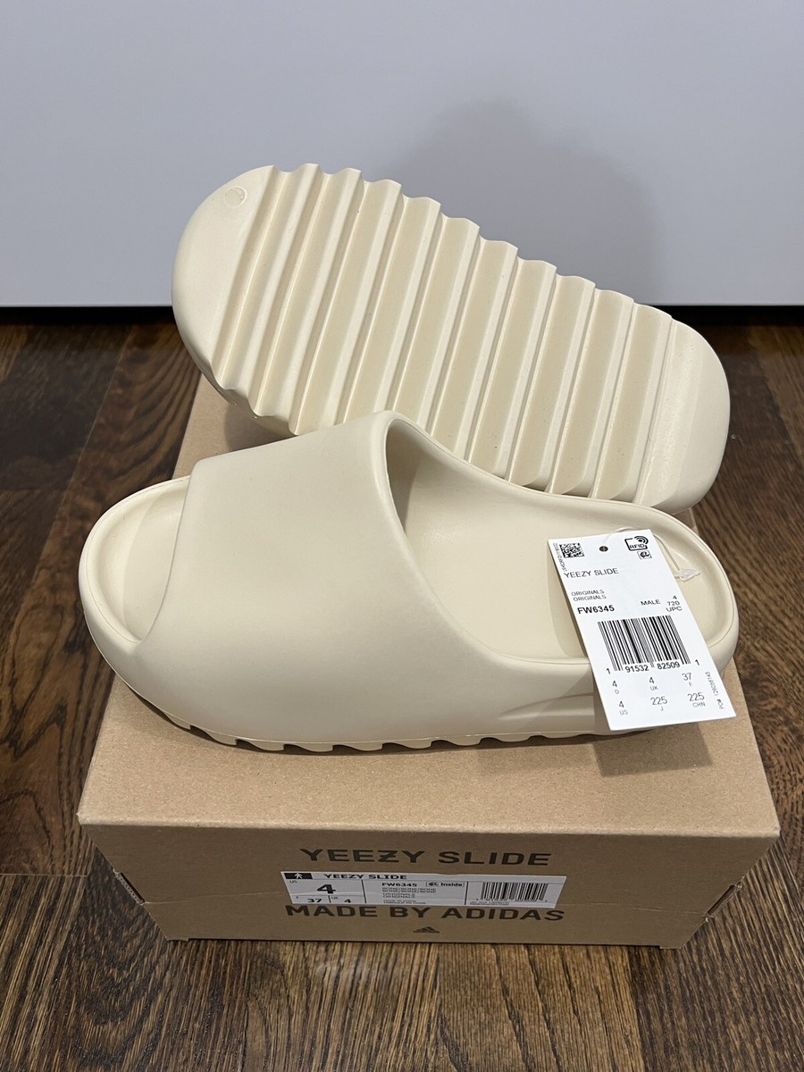 靴 YEEZY Slide Adidas Yeezy Slide Bone FW6345 Size 4 | eBay