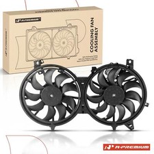 A-premium Dual Cooling Fan Assembly W Controller For Nissan 370z 09-20 Infiniti