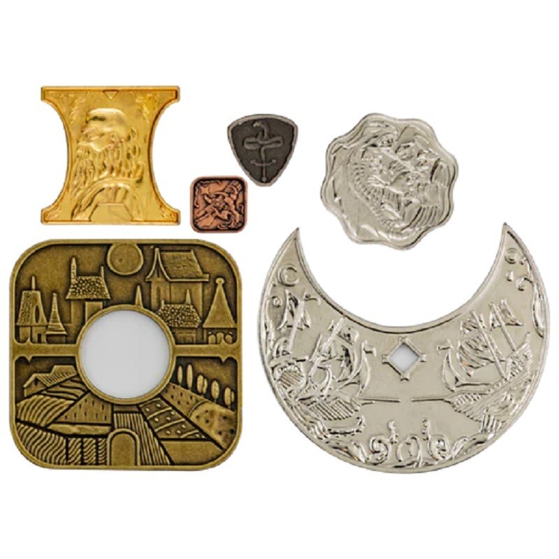Ultra Pro Dungeons & Dragons - Waterdeep Coins - Set of 15 Replica