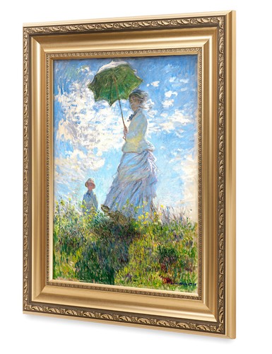 DECORARTS The Walk Woman With a Parasol by Claude Monet Wall Art Home Decor - Picture 16 of 36