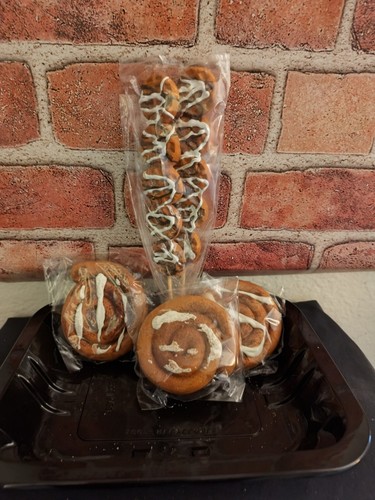 Display Faux Food Prop Assorted Cinnamon Rolls and Cinnamon Bites on a stick New