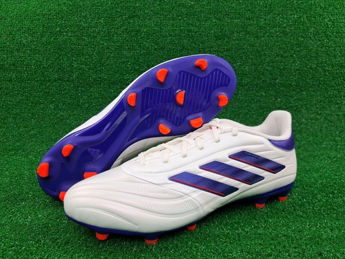 Adidas Copa Pure 2 League FG Soccer Cleats White Blue IG6408 Men's Size 10 NEW - Picture 8 of 9