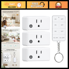 200FT Long Range Remote Control Outlet - Wireless ON/OFF Switch for Home Use