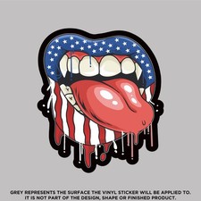 Bloody Vampire Teeth with Tongue USA