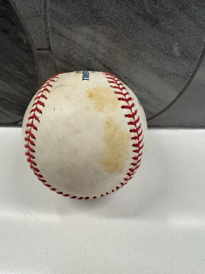 Mark Loretta Signed Game Used MLB Baseball #8 – Bud Selig OMB Ball - Image 3 of 4