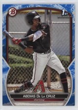 2023 Bowman Prospects Blue Pattern 71/125 Abdias De La Cruz #BP-34 lh0